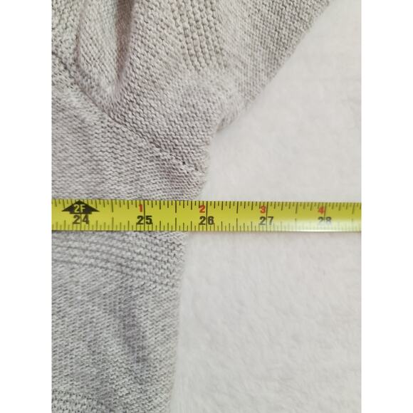 Chaps 1/4 Button Sweater Mens 2XB 2XL Big Beige Gray Long Sleeve Dadcore 90s Y2k - Picture 8 of 12